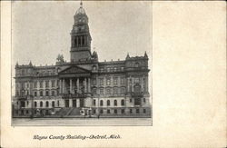 Wayne County Building Postcard