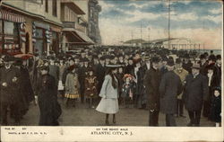 On the Board Walk Postcard