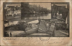 Views of Willow Grove Lisbon, OH Postcard Postcard