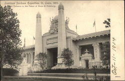 Main Entrance to the Palace of Mines & Metallurgy Postcard