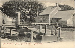 The Old Town Pump, Built 1776 Siasconset, MA Postcard Postcard