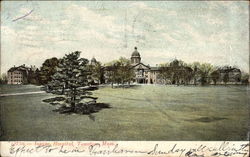 View of Insane Hospital Postcard