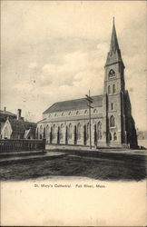 St. Mary's Cathedral Fall River, MA Postcard Postcard