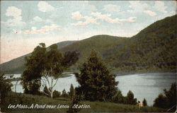 A Pond near Lenox Station Postcard