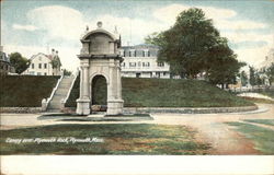 Canopy over Plymouth Rock Postcard