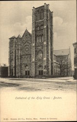 Cathedral of the Holy Cross Boston, MA Postcard Postcard