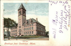 Greetings from Cambridge, Mass Postcard