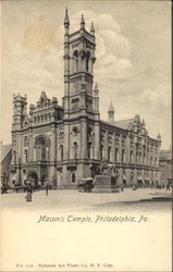 Masonic Temple Postcard