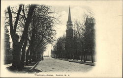 Washington Avenue Dunkirk, NY Postcard Postcard