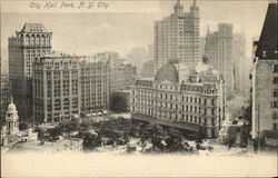 City Hall Park Postcard