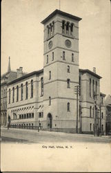 City Hall Utica, NY Postcard Postcard