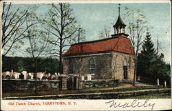 Old Dutch Church Tarrytown, NY Postcard Postcard