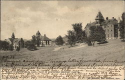 Part of Northfield Seminary Campus Postcard