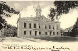 View of Court House Postcard