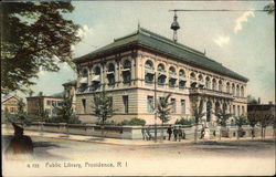 Public Library Building Postcard