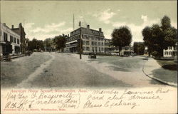 American House Square Postcard