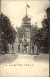 County Court House Coshocton, OH Postcard Postcard