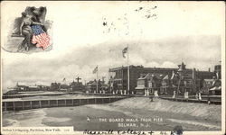 The Board Walk from Pier Belmar, NJ Postcard Postcard