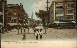 Town House Square Postcard