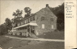 View of The Hotel Accomac, PA Postcard Postcard