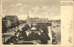 Alamo Plaza and Post Office San Antonio, TX Postcard Postcard