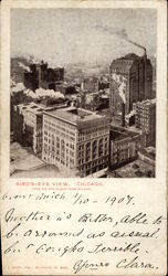 Bird's-Eye View of City Chicago, IL Postcard Postcard