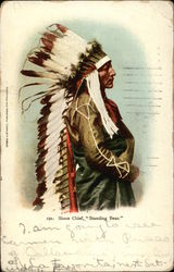 Sioux Chief, "Standing Bear" Postcard