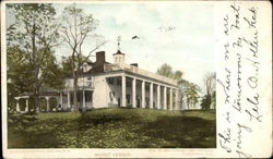 George Washington's Home at Mount Vernon Postcard