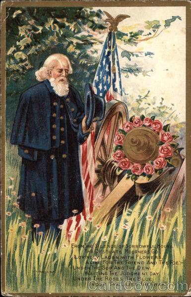 Union Soldier at Memorial Patriotic