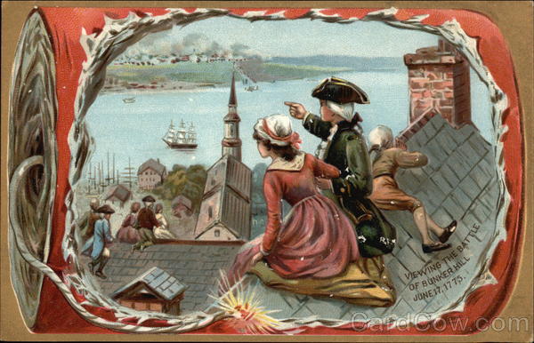 Viewing the Battle of Bunker Hill Patriotic