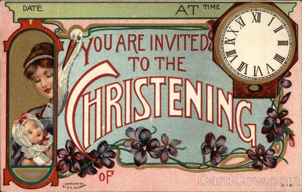 You are Invited to the Christening of Religious