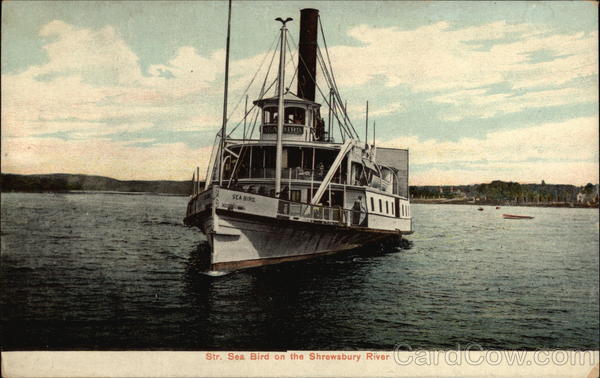 Str. Sea Bird on the Shrewsbury River Steamers