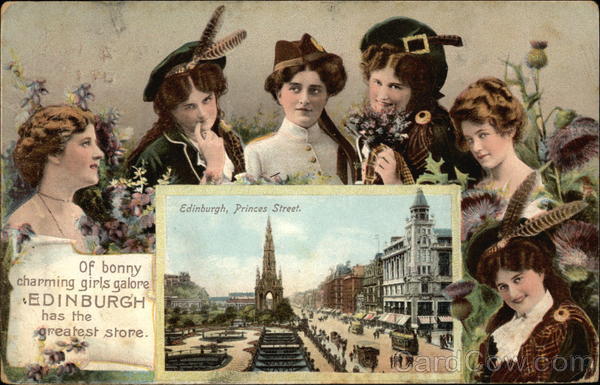 Of Bonny Charming Girls Galore Edinburgh has the Greatest Store
