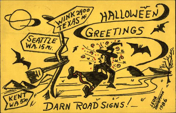 Halloween Greetings Leon Thompson