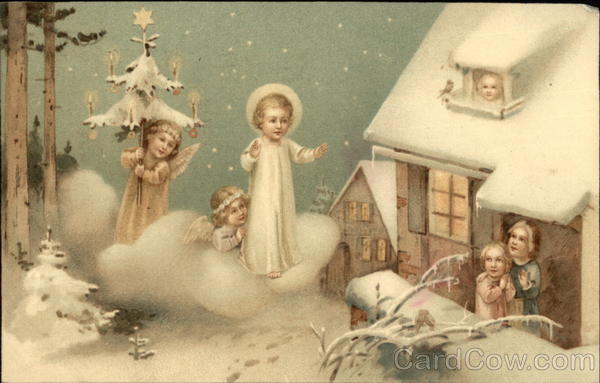 Children Angels Christmas