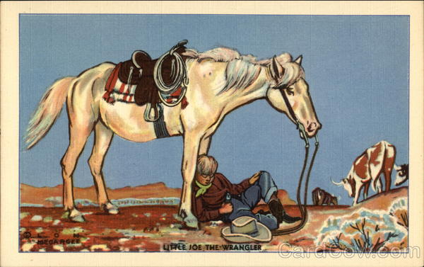 Little Joe the Wrangler Lon Megargee Cowboy Western