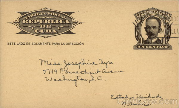 Cuban Postal Card