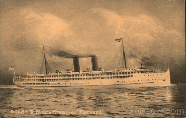P.N. Co.'s Steamer Harvard Steamers
