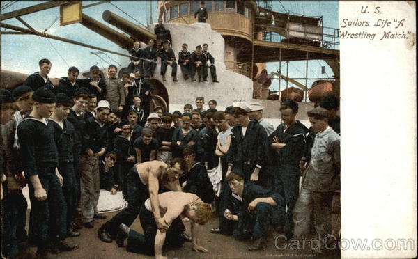 U.S. Sailor's Life - A Wrestling Match Navy
