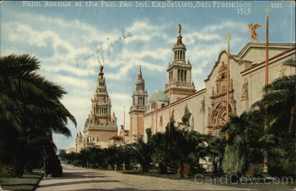Palm Avenue 1915 Panama-Pacific Exposition