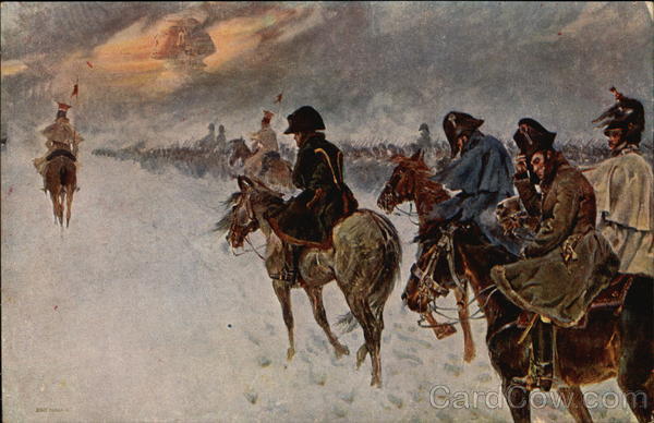 The Retreat of the Great Army from Moscow by Jerzy Kossak