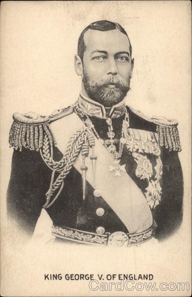 King George V. of England Royalty
