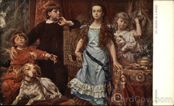 Les Enfants de l'Artiste by Jan Matejko