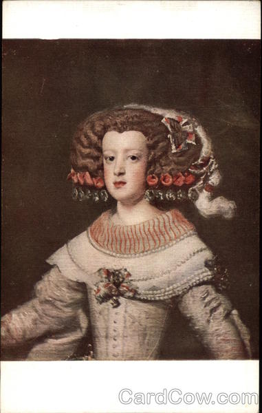 Portrait of the Infant Marie-Terese, Later Queen of France by Velasquez
