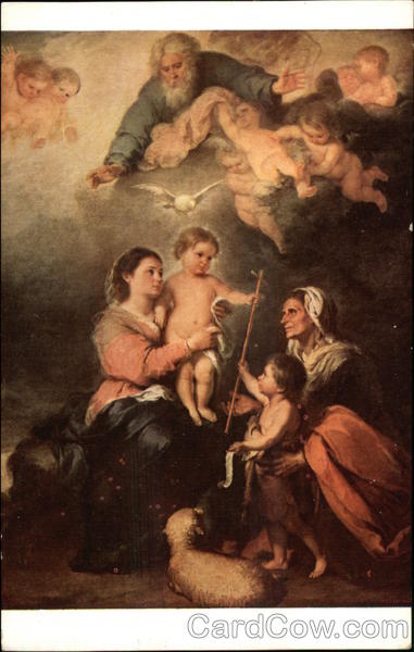 The Saint Family Bartolomé Esteban Murillo