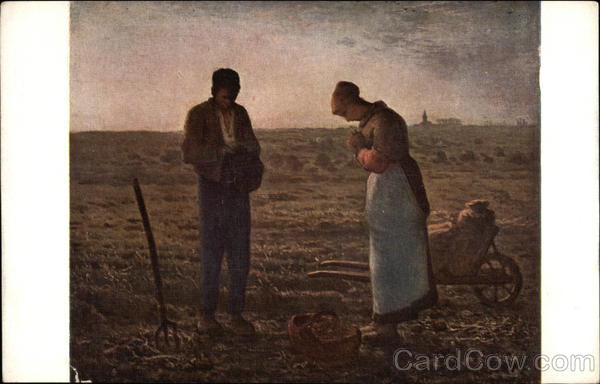 L'Angelus by F. Millet Art