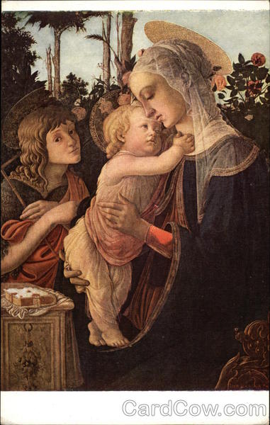 The Virgin, the child Jesus, and Saint John Sandro Botticelli