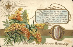 Wishing You a Happy Birthday Postcard Postcard