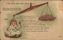 Libra Postcard