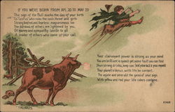 Taurus Fortune Postcard